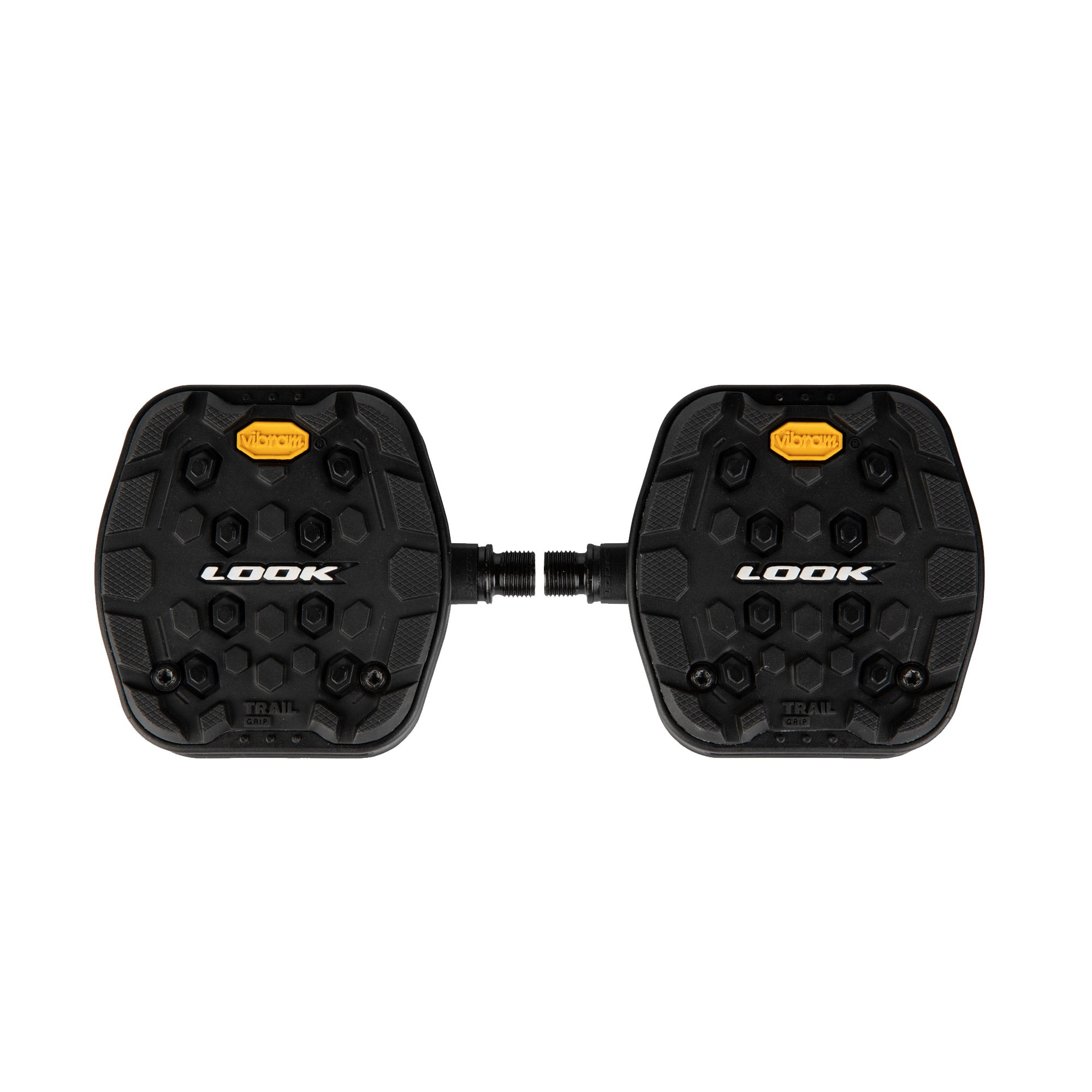 Look Trail Grip Flat MTB Pedals Black