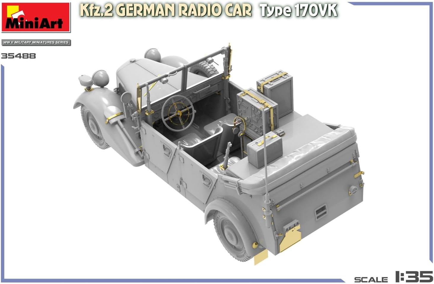 MiniArt - 1/35 Kfz.2 German Radio Car Type 170vk