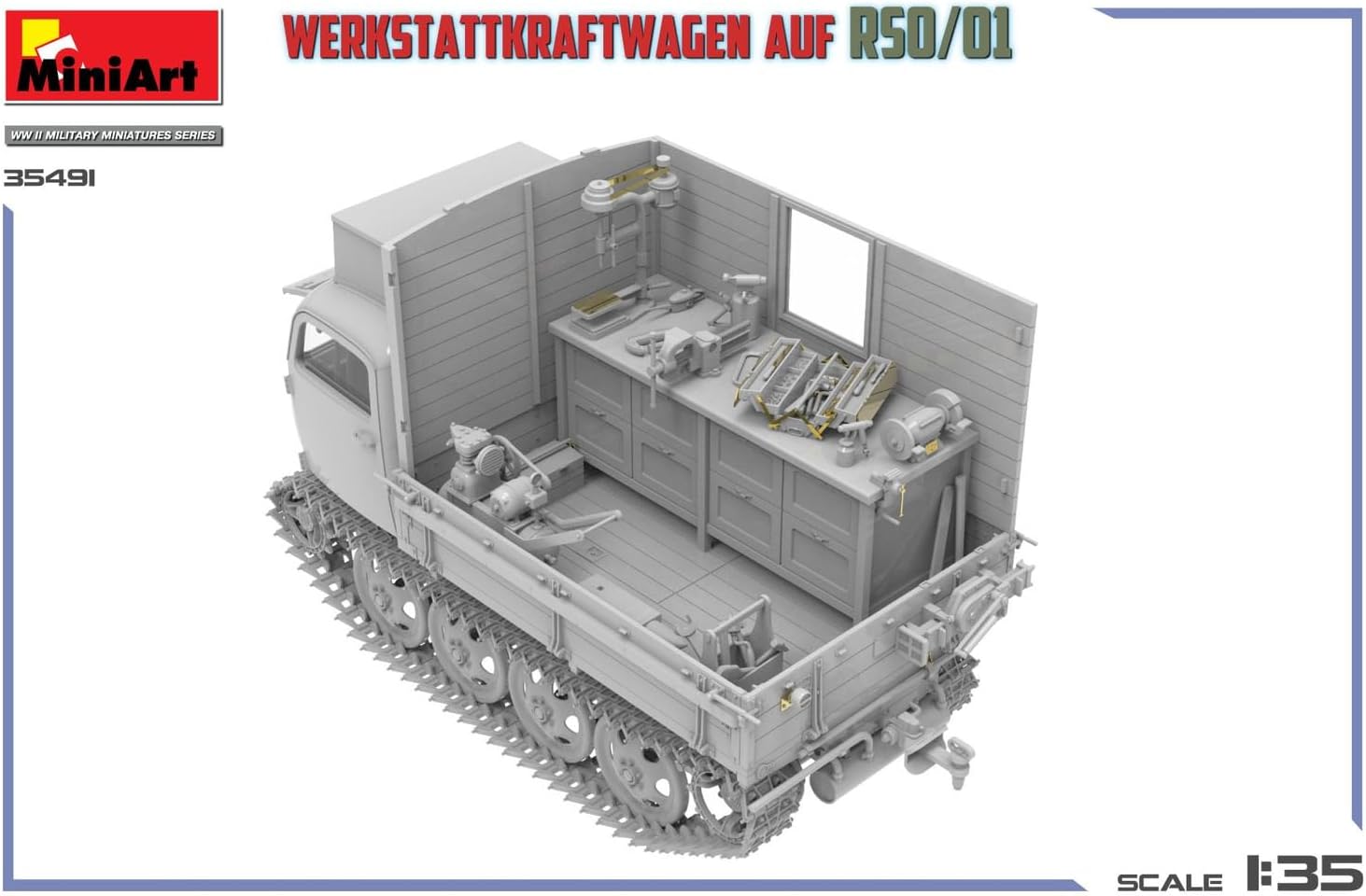 MiniArt - 1/35 Werkstattkraftwagen Auf Rso/01