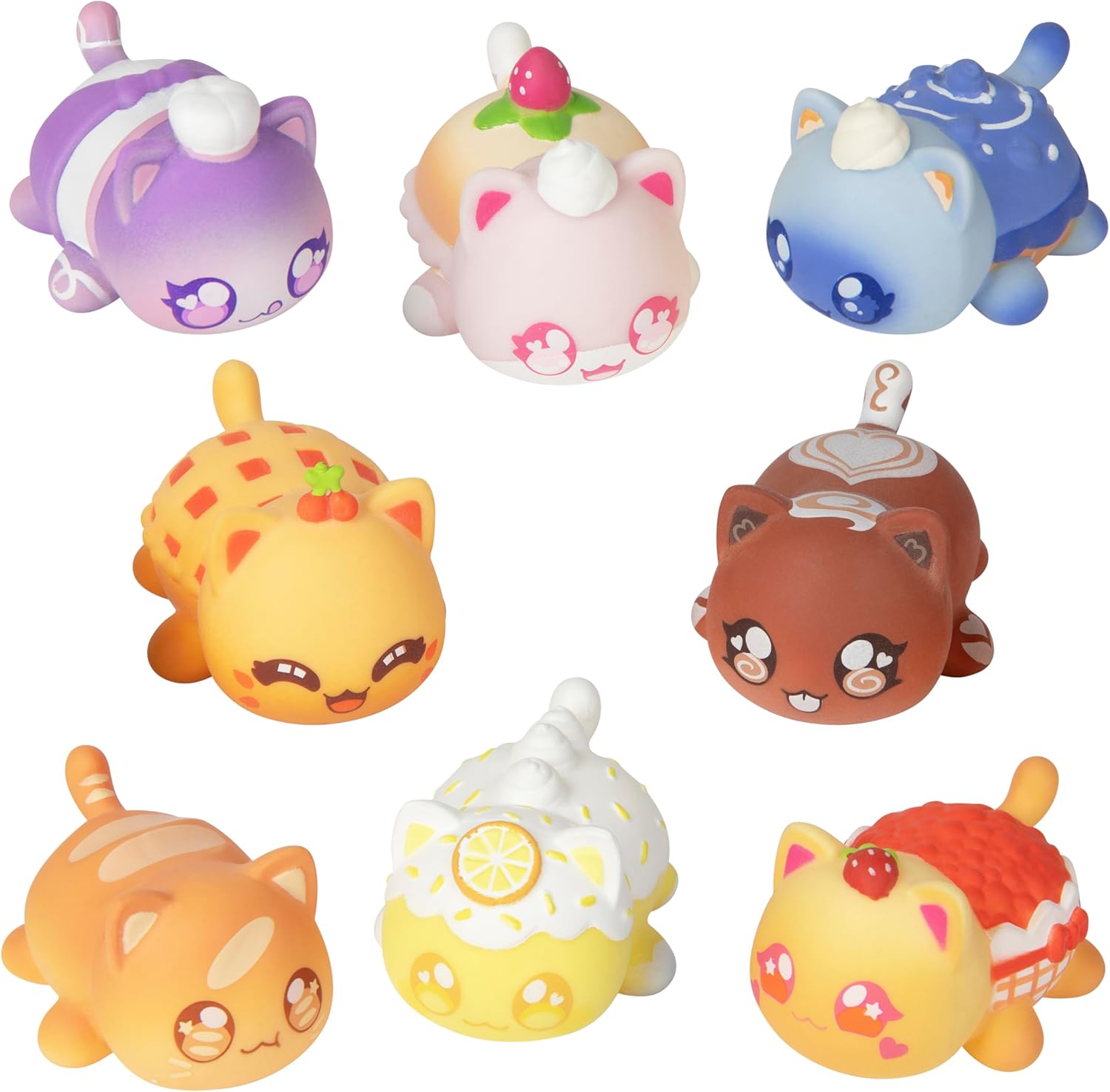 Aphmau MeeMeows Bakery Series Squishy Mystery Figure – Collectible Cat Blind Box Toy with 8 Bakery Styles to Find, STYLES MAY VARY