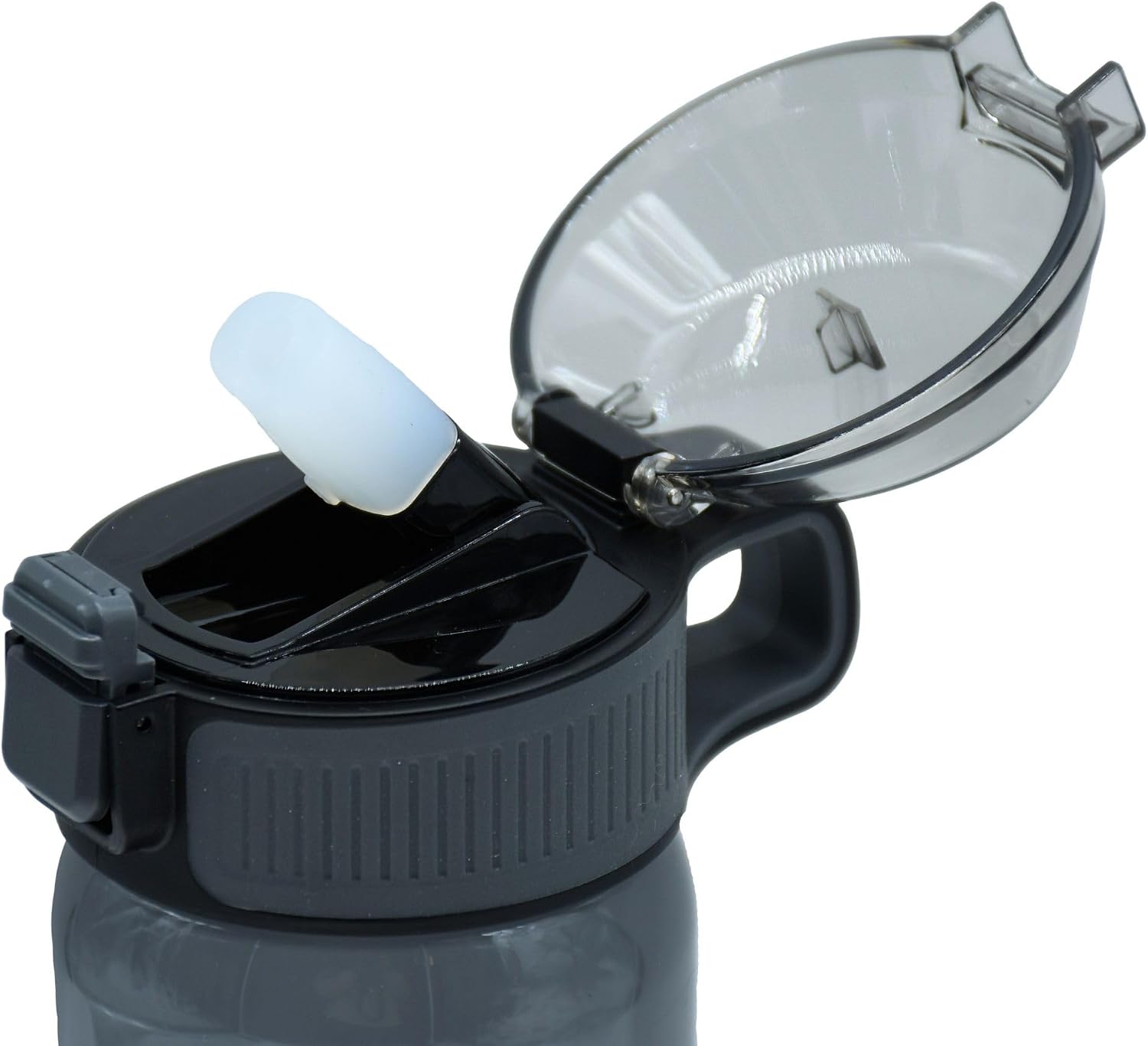 VitalFlip Water Bottle, 800ml BPA Free Tritan Sports Bottle with Flip Lid, Straw, Leakproof Carry Handle for Gym, Travel and Everyday Hydration