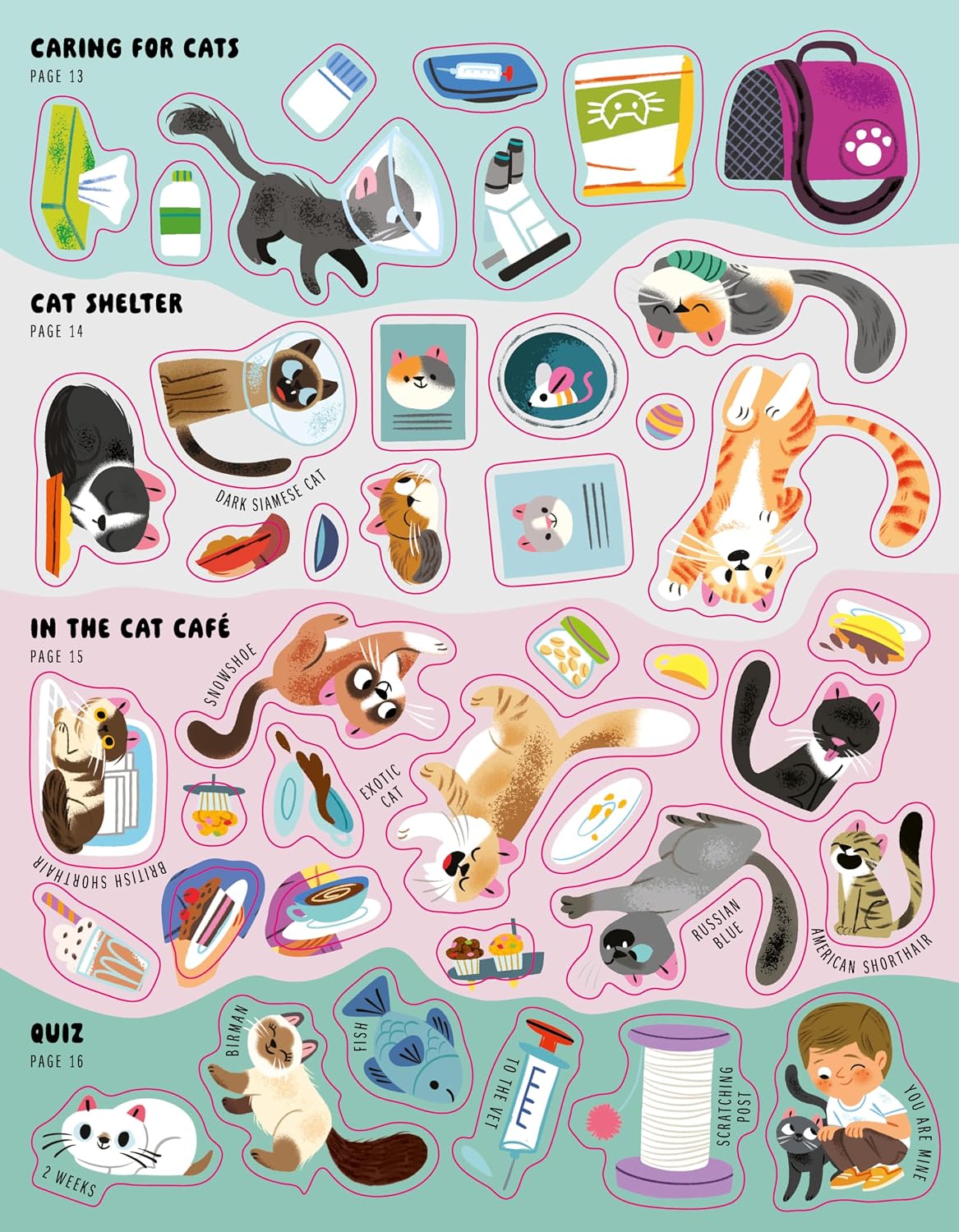 Sticker Book: Cats (All You Need to Know, 2