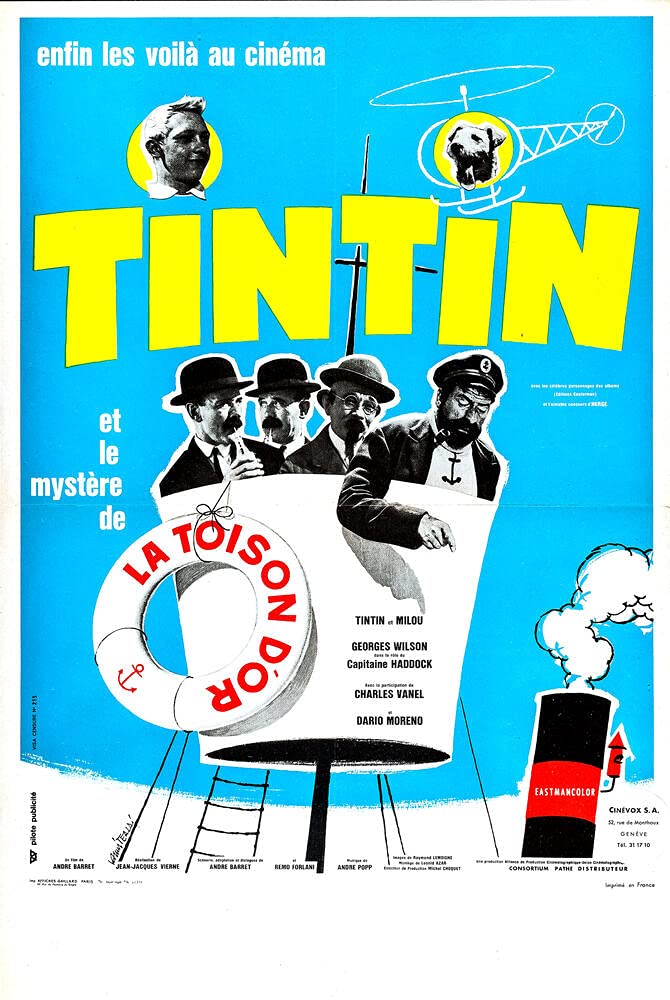 Tintin - 2 films : les oranges bleues ;+ me mystère de la toison d'or