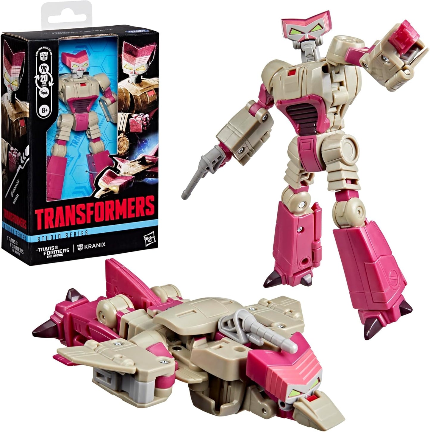 Transformers Studio Series The The Movie Kranix, Deluxe Class 14-cm Converting Action Figure, Robot Toys for Ages 8+