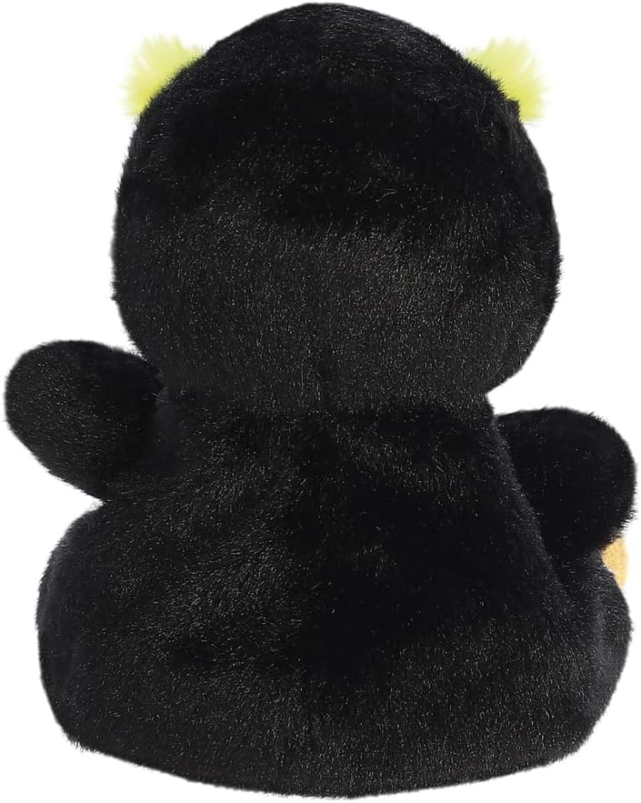 AURORA - 33694 - Palm Pals Rocco Rockhopper Penguin 13cm Soft Toy - Black - Fun Collectable Plush for Kids and Adult Collectors - Perfect for Birthdays, Gifts or Any occasion