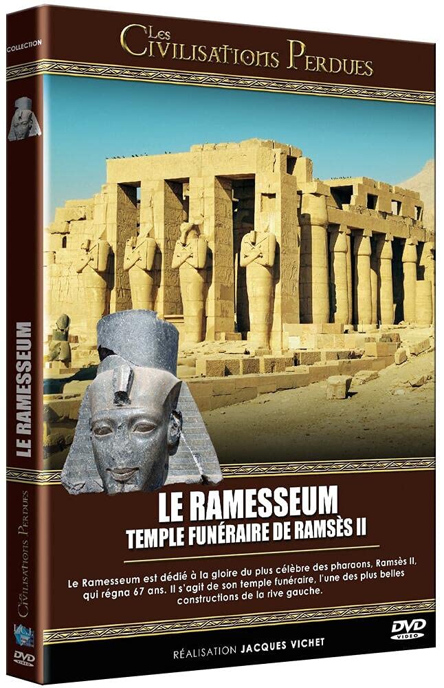 Les civilisations perdues : egypte ramesseum, temple funéraire de ramsès II