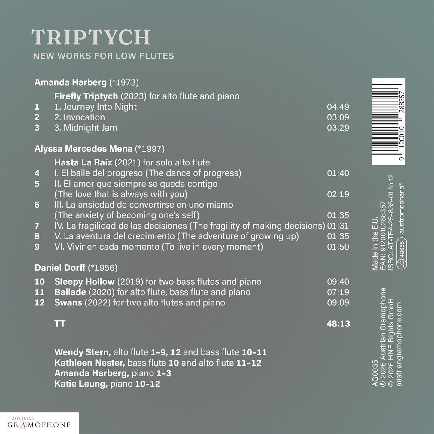 Triptych - New Works for Low Flutes