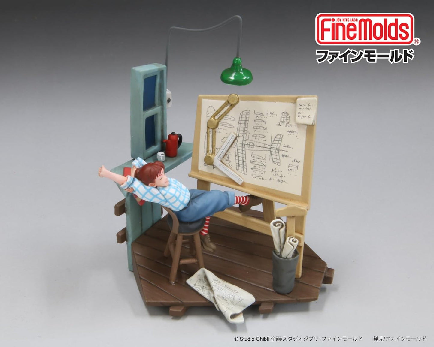 (FineMolds) Fine Mold Studio Ghibli Vignette Collection No.2 Red Pig Fio Mancanza di sonno in plastica non scala modello GV2