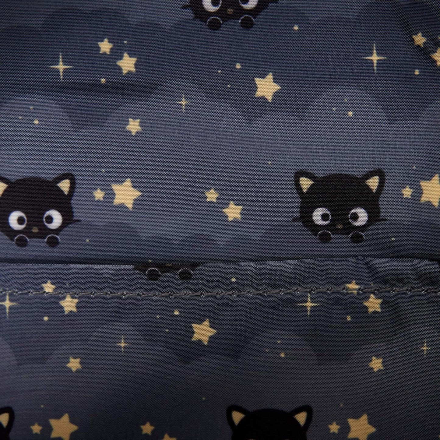 Loungefly Sanrio Chococat - Mini Zaino con Stelle Ricamate Dorate - Ecopelle - Grande per Bambini e Adulti - Borse da Collezione