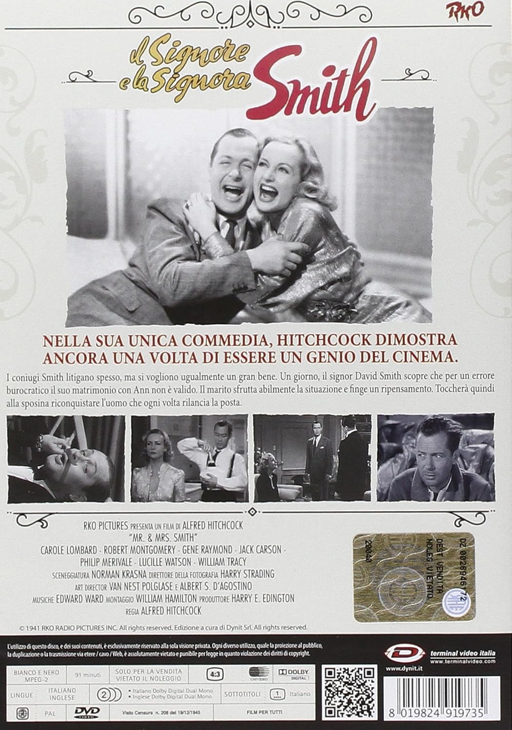 il signore e la signora smith DVD Italian Import