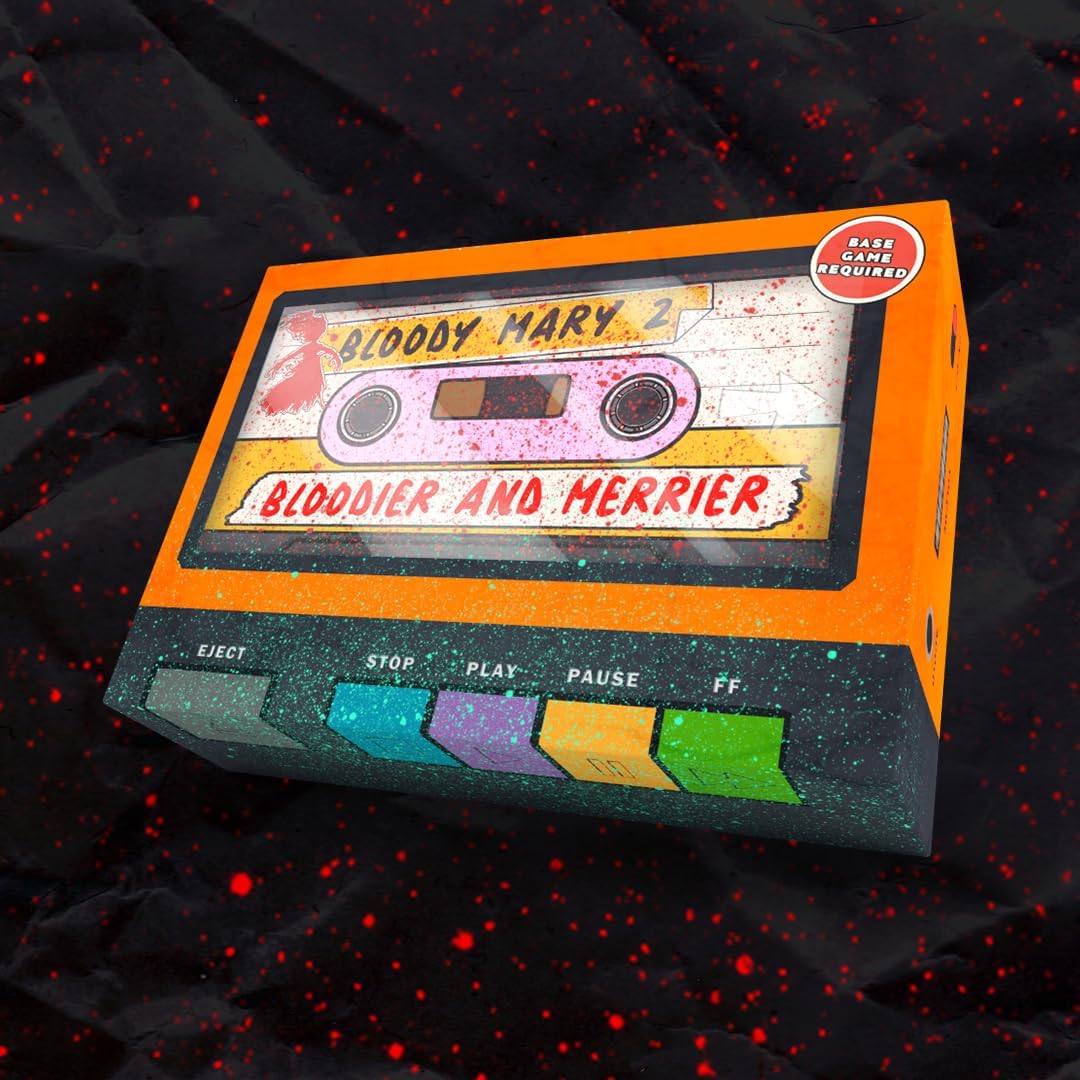 Bloody Mary 2: Bloodier and Merrier, Psycho Killer Game Expansion Pack, Base Game Required, Brown