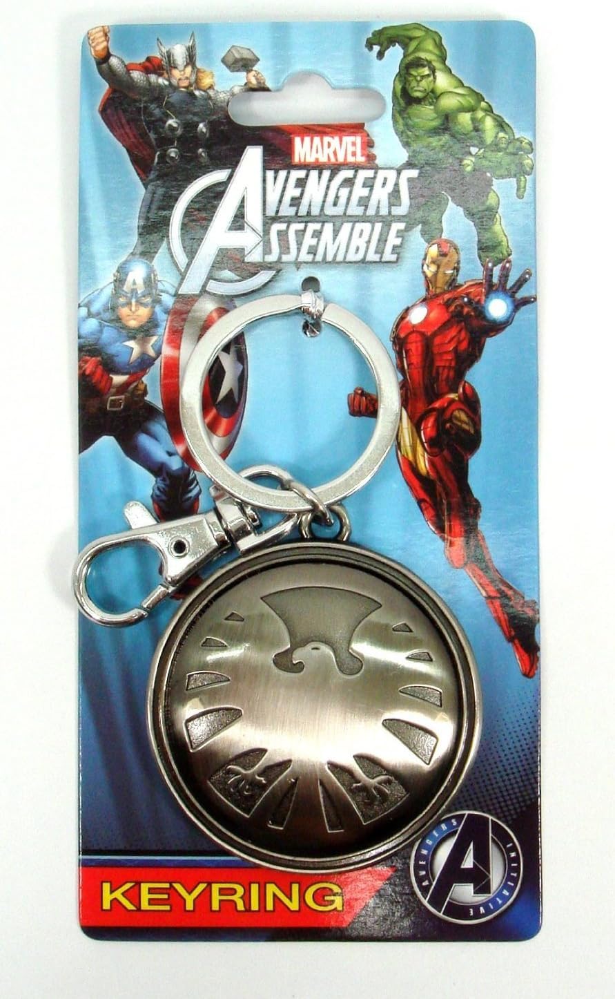 Monogram 67886 Avengers Eagle Pewter Key Ring, Grey, One Size