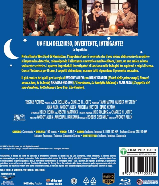 Misterioso Omicidio A Manhattan - Bd