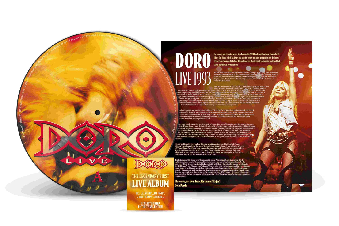 Doro Live (Picture LP