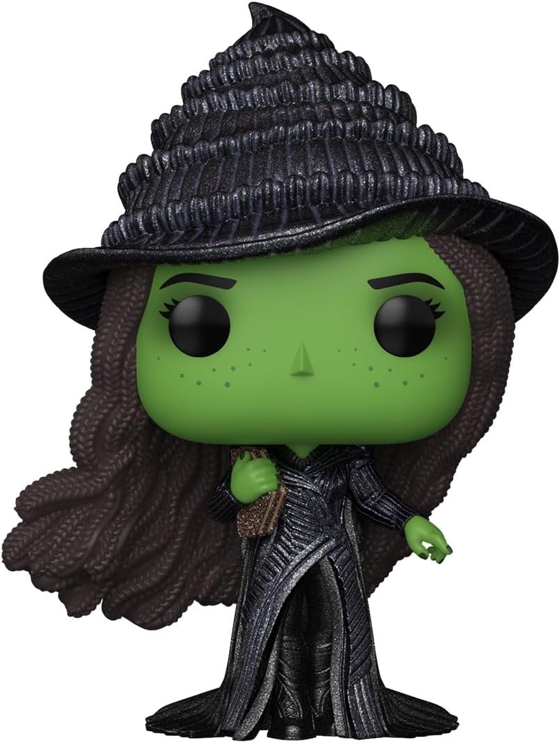 Funko Pop! Movies: Wicked: For Good - Elphaba (Glitter) - Amazon Exclusive - Collectable Vinyl Figure - Gift Idea - Official Merchandise - Toys for Kids & Adults - Model Figure for Collectors