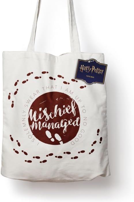 Harry Potter The Carat Shop Baumwoll-Tragetasche mit Karte des Rumtreibers