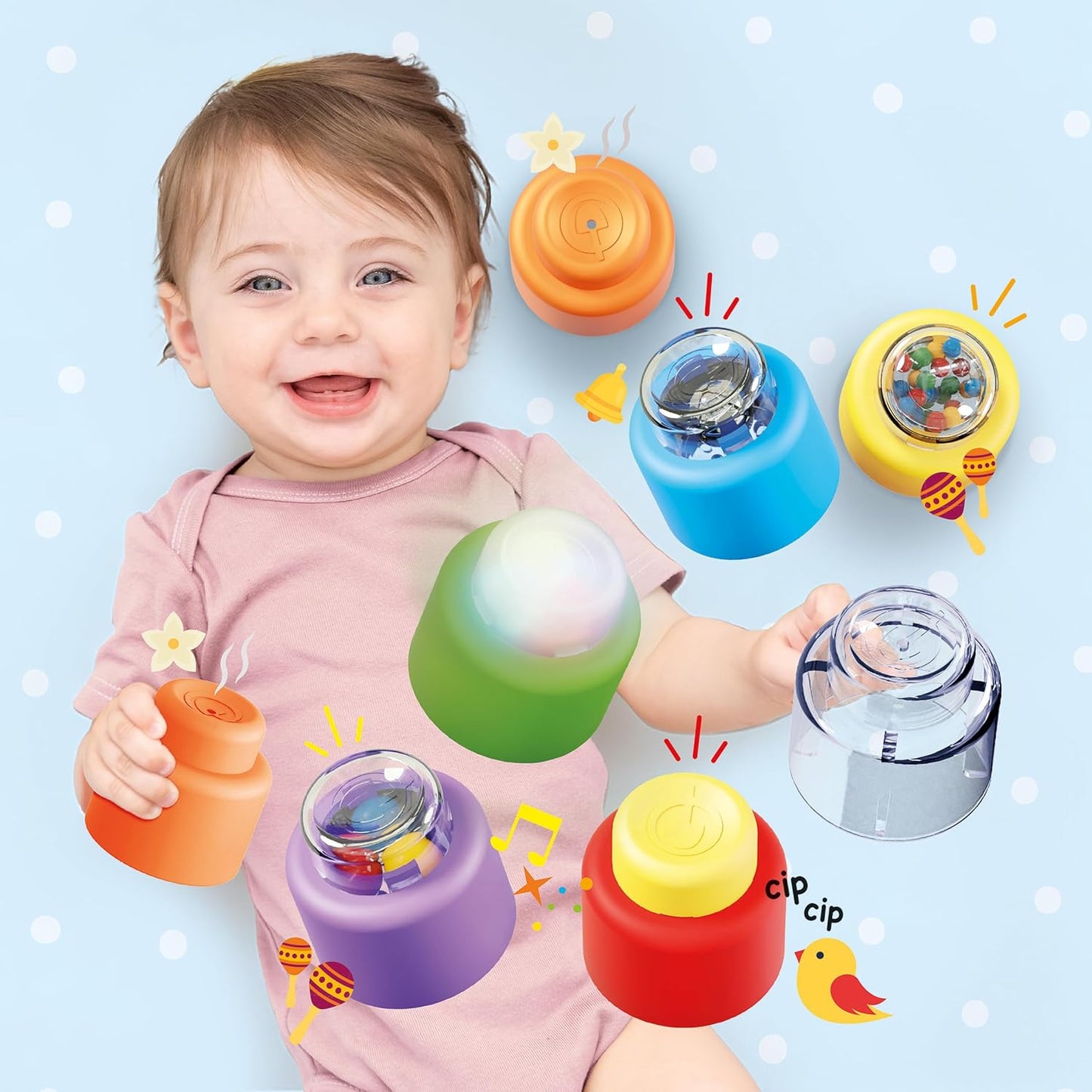 Quercetti - 4147 Momy Soft Sensory Blocks