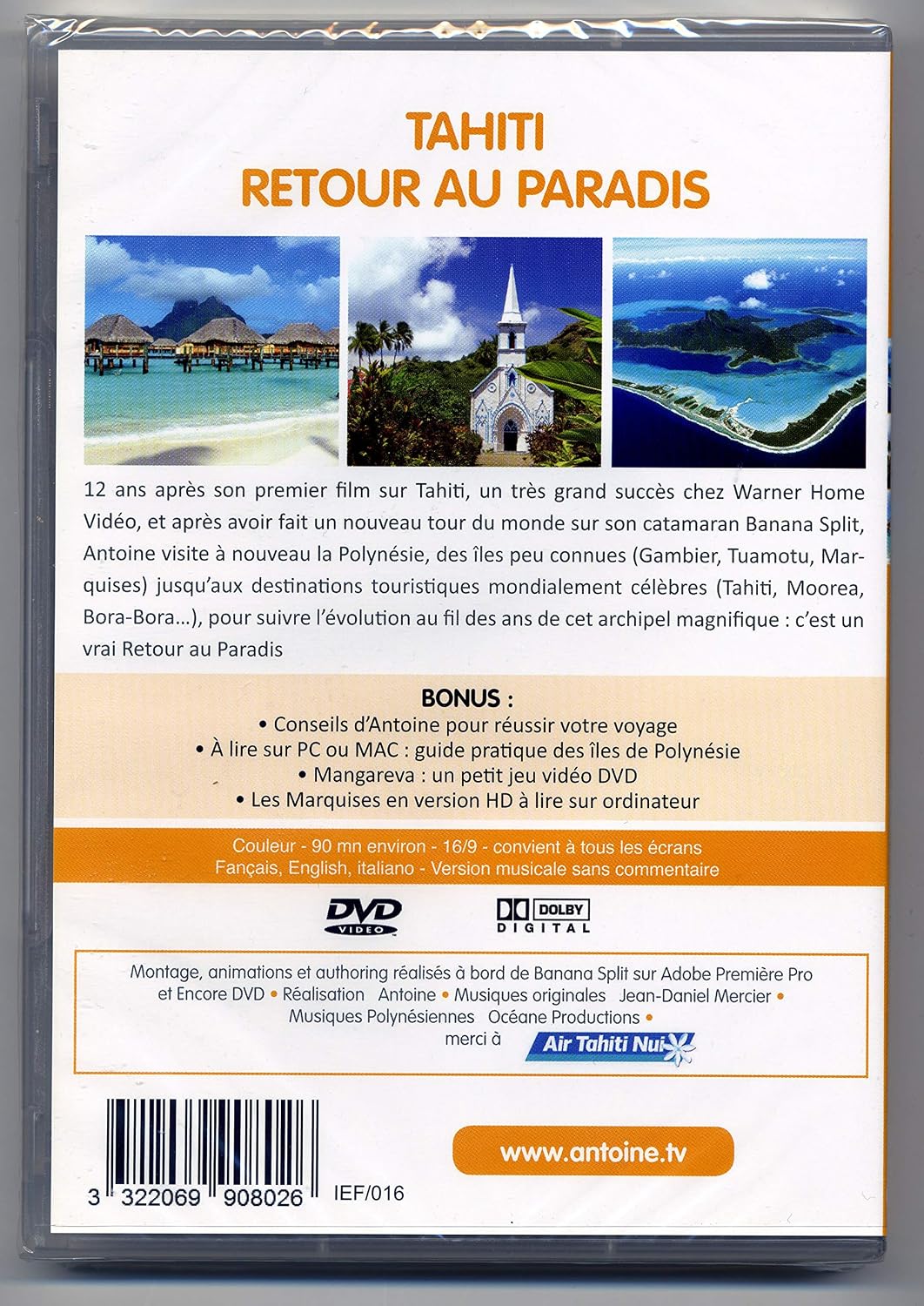 Antoine - Tahiti : retour au paradis - Édition Collector 2 DVD