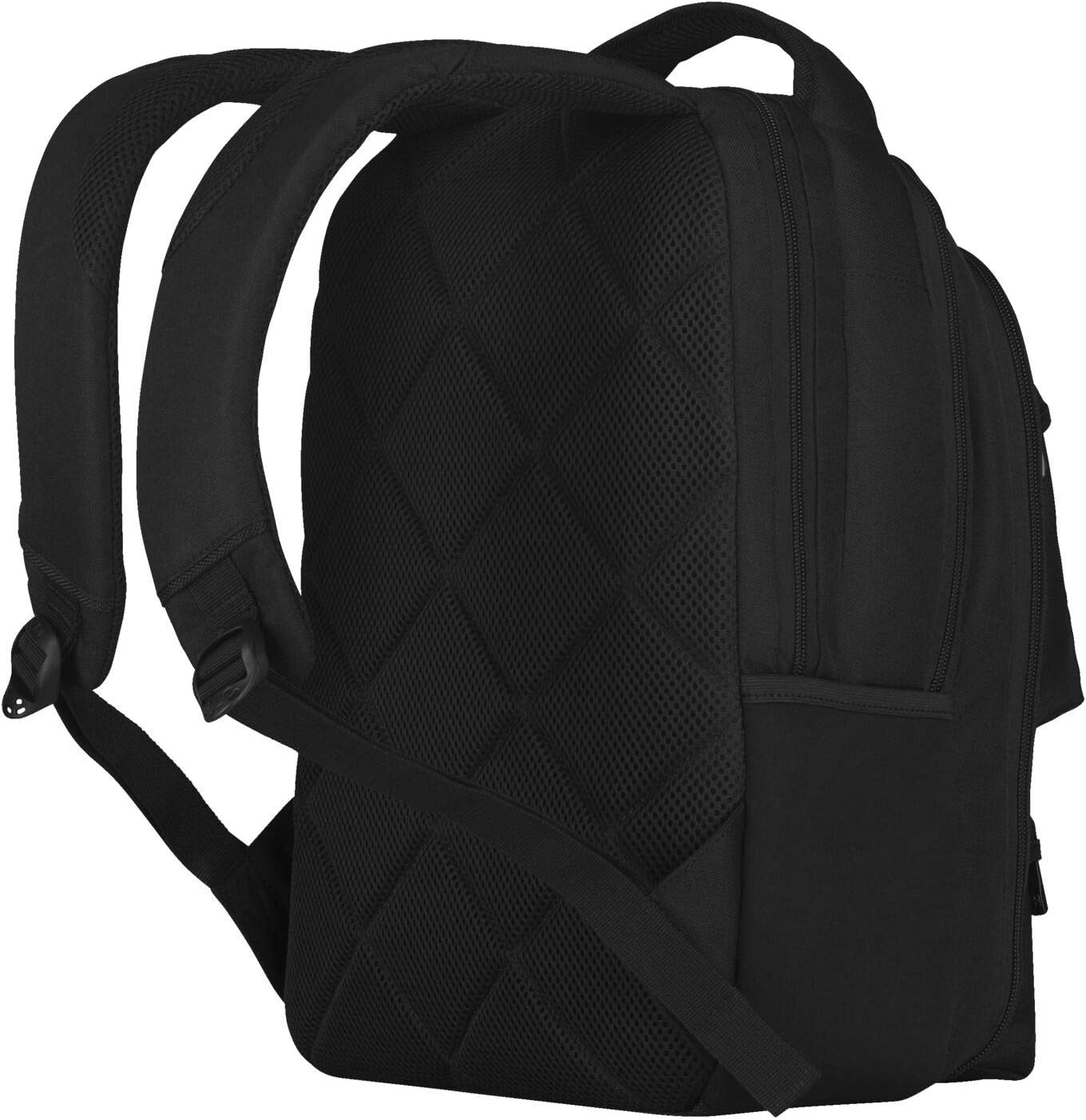 Wenger 600630 FUSE 16' Laptop Backpack , Padded laptop compartment with iPad/Tablet / eReader Pocket in Black {20 Litres}