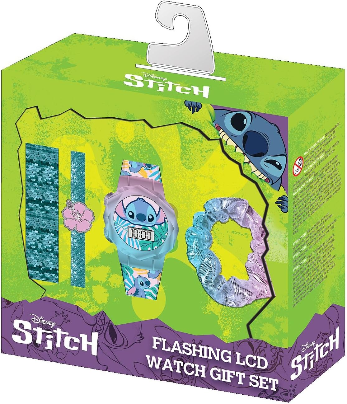 Stitch-Cadeauset Met Horloge En Armband - 4Dlg.