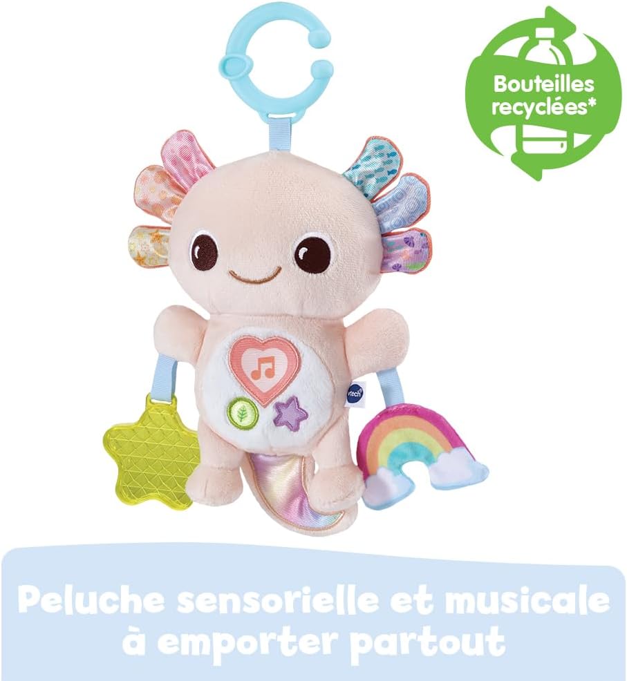 VTech Baby Axolotl speelgoed 1e leeftijd, 80-577805, roze