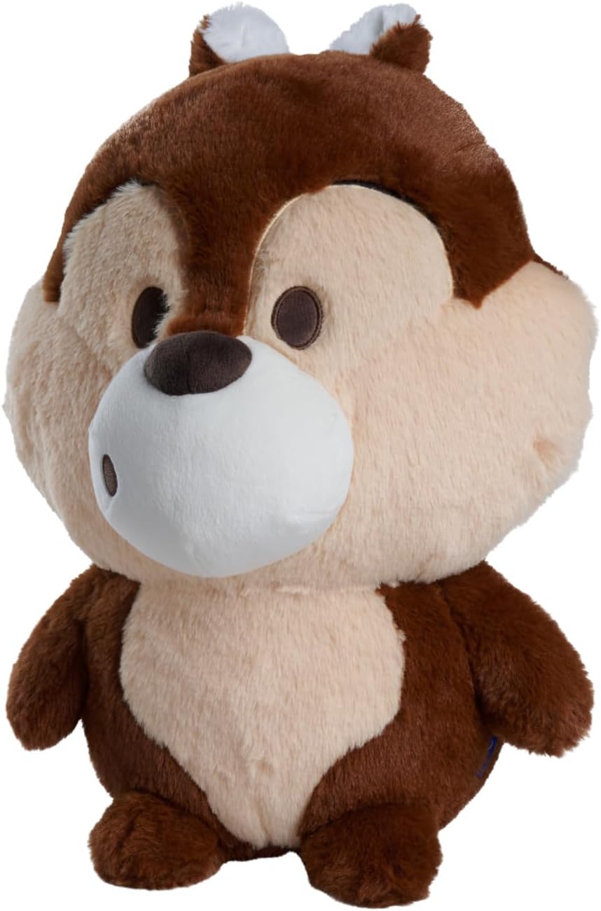 Disney Huggables Chip pluche figuur 35 cm – groot knuffeldier streekhoorntje om te verzamelen en te spelen, extra zachte stof, gedetailleerd karakter, fanartikel voor kinderen en fans