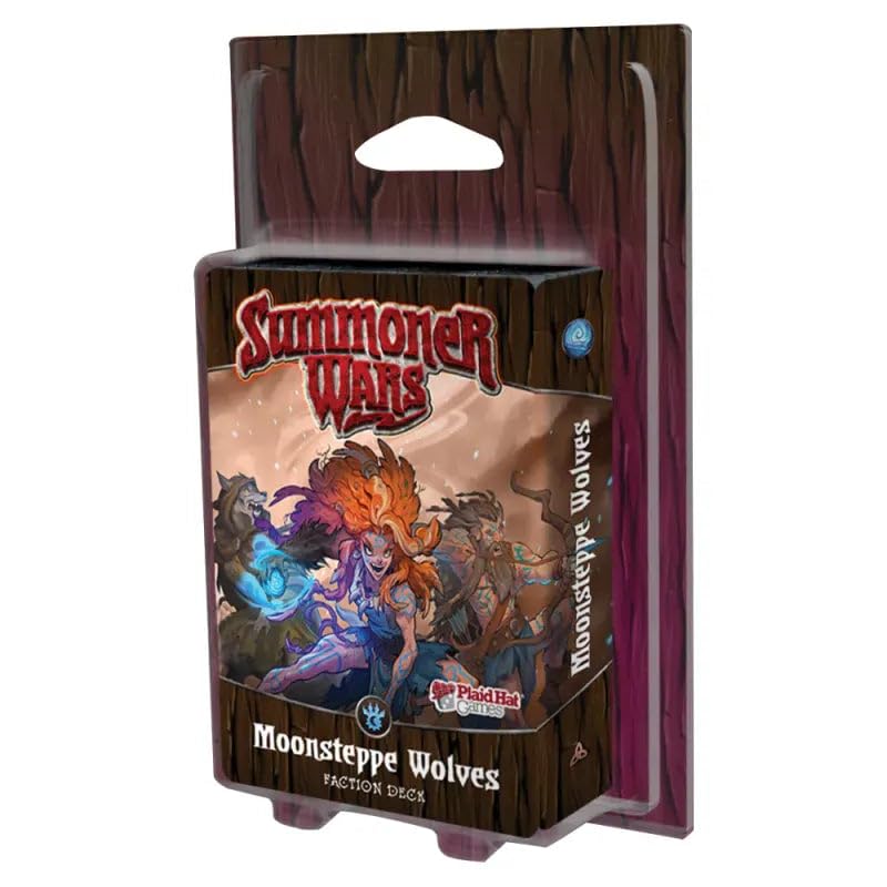 Summoner Wars 2e Moonsteppe Wolves by Plaid Hat Games | Ages 9+ | 2 Players | Cursed Nomadic Hunters Expansion with Aggressive Tactics and Dark Fantasy Strategy Gameplay
