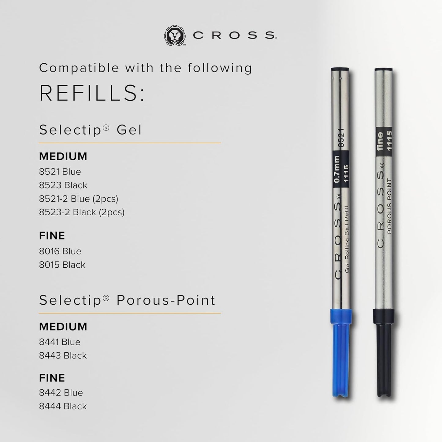 Cross Calais Matte Black Fountain Pen Medium Nib – Gift at0116–14 ms