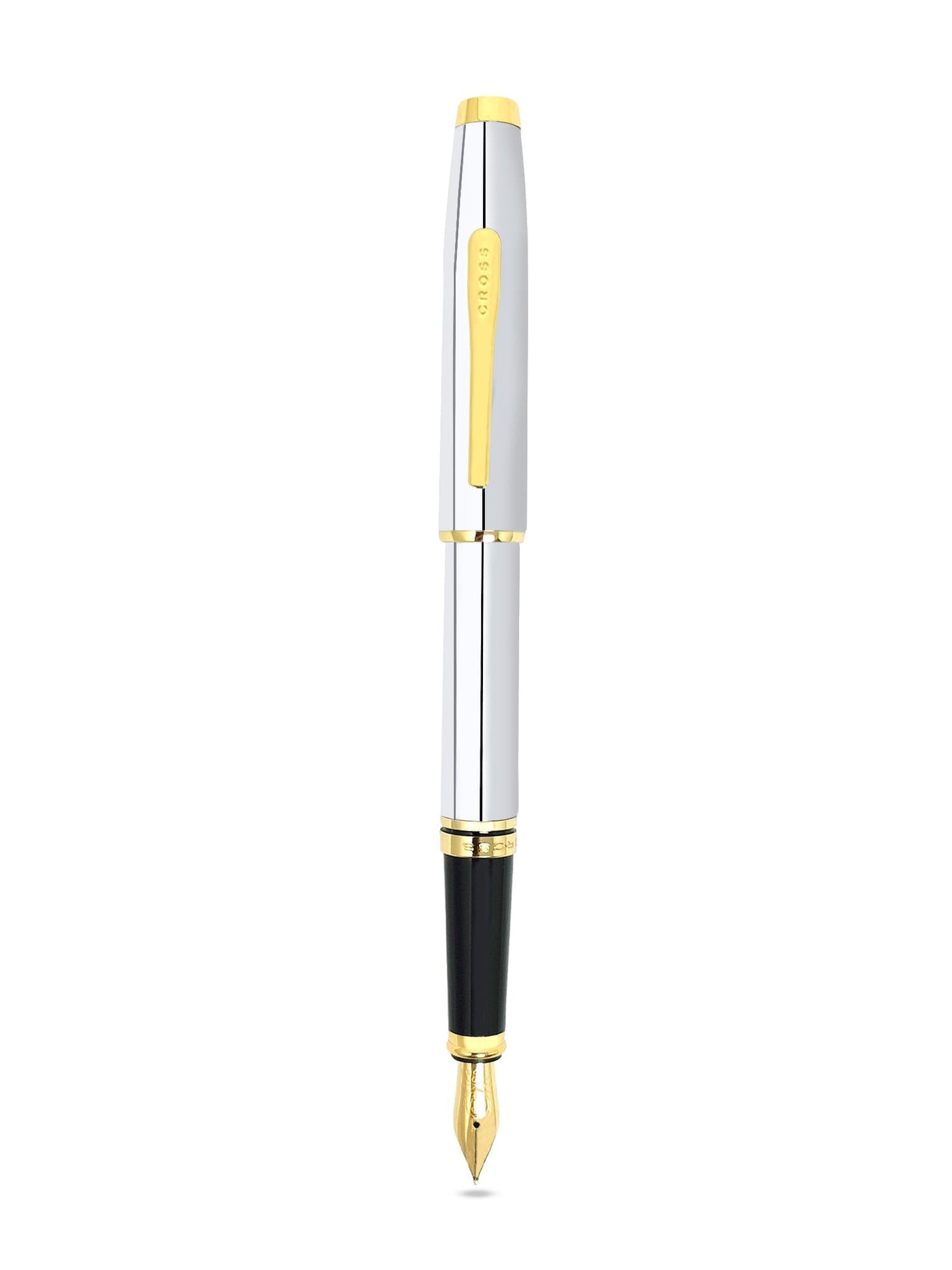 Cross Coventry Polished Chrome with Gold-Tone Fine Nib Fountain Pen