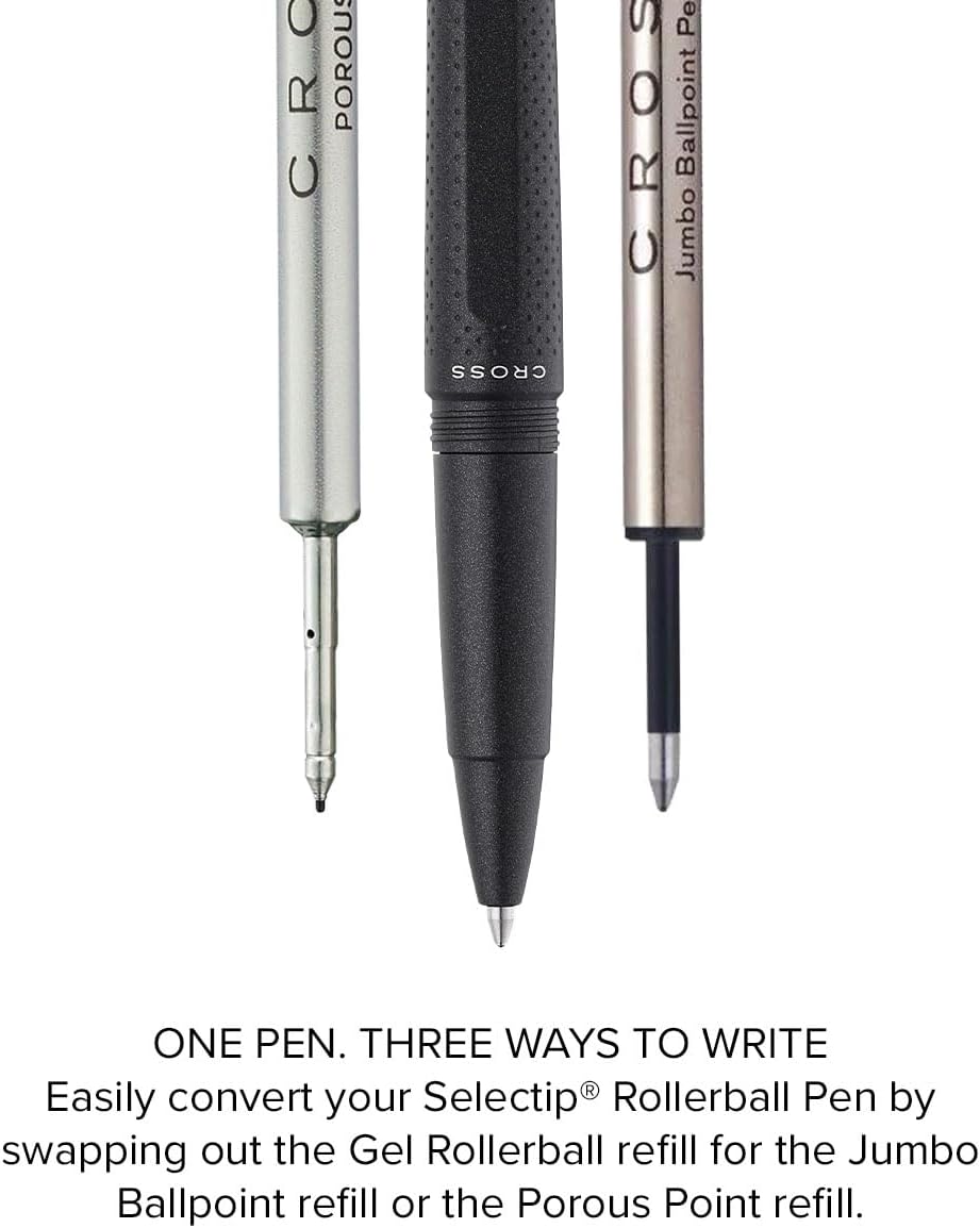 Cross Prism Obsidian Black Resin with Polished Black Appointments Rollerball Pen