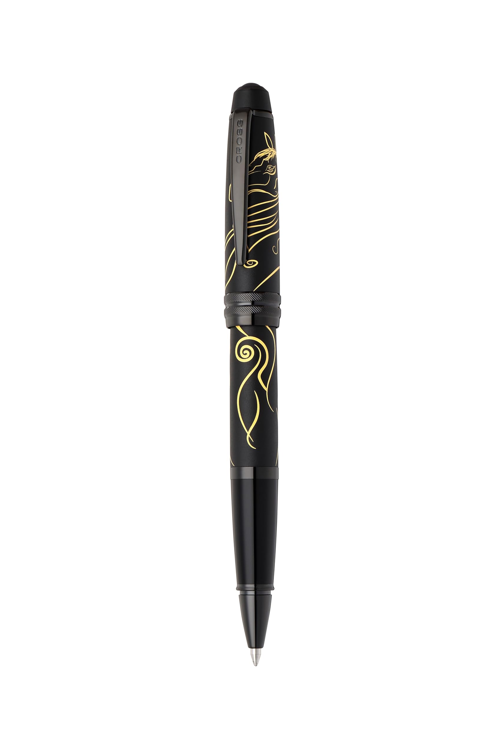 Cross Bailey® Zodiac Year of the Horse Matte Black Lacquer with Black PVD Appointments Rollerball Pen