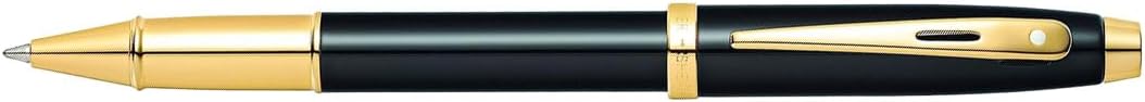 Sheaffer Gift Pack | Set of Ballpoint Pen + Rollerball Pen | 100 E9322 Glossy Black with Gold Tone