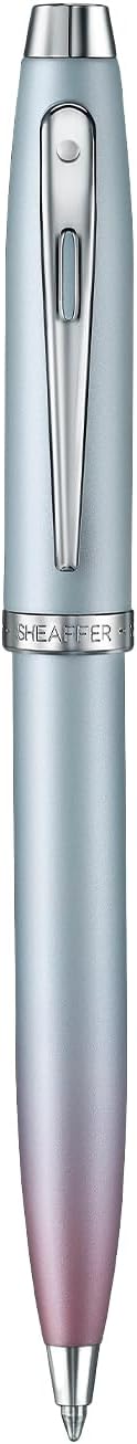 Sheaffer Expressions 100 Pen, Blue and Purple Pearlised Gradient, Metal with Chrome-Plated Trims, Medium Point, Refillable (Ballpoint Pen