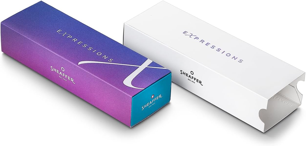Sheaffer Expressions 100 Blue and Pink Pearlised Gradient Rollerball Pen