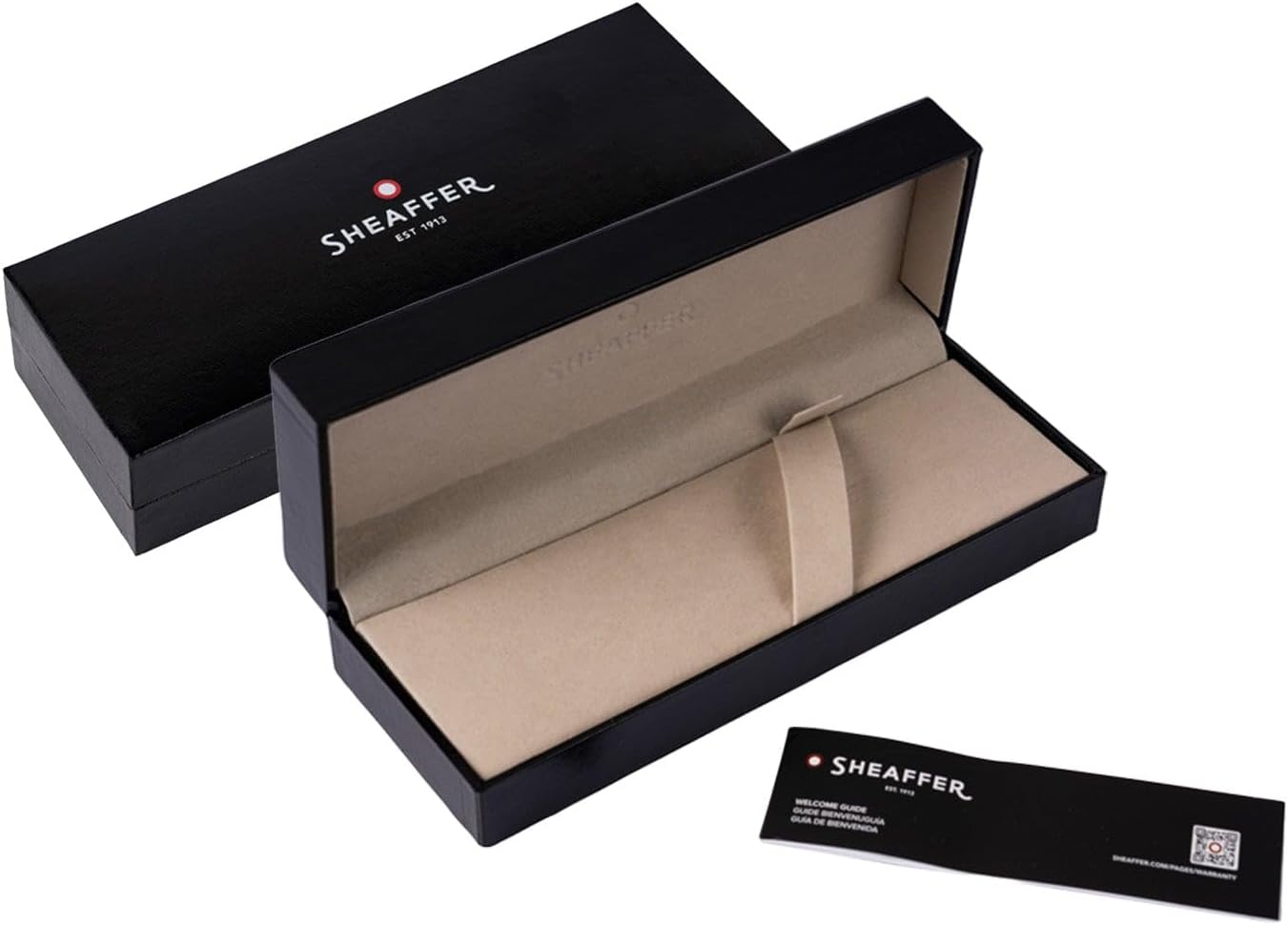 Sheaffer 300 9345 Matte Grey Ballpoint Pen with Polished Black Trims