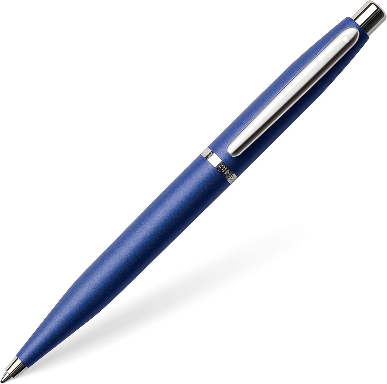 Sheaffer VFM - Refillable ballpoint pen, neon blue finish, nickel plate trim