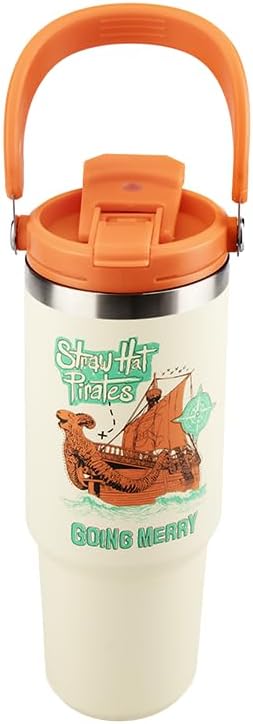 Paladone One Piece Isolierter Tumbler 900 ml – Offiziell lizenziertes One Piece-Produkt