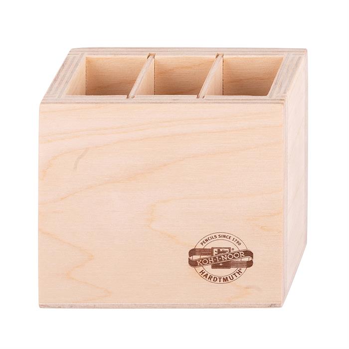 Koh I Noor empty wooden display 3 slots