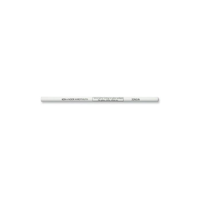 Koh I Noor special smooth surface coloured pencil 3263 white - pack of 6 pencils