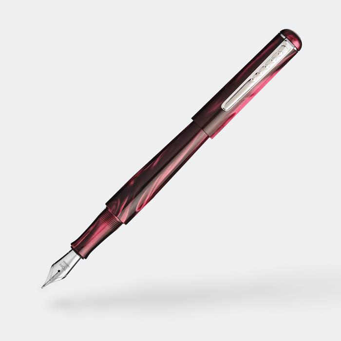Tom Hessin Charles Collection Castle Claret Medium 1.5 Calligraphy Nib