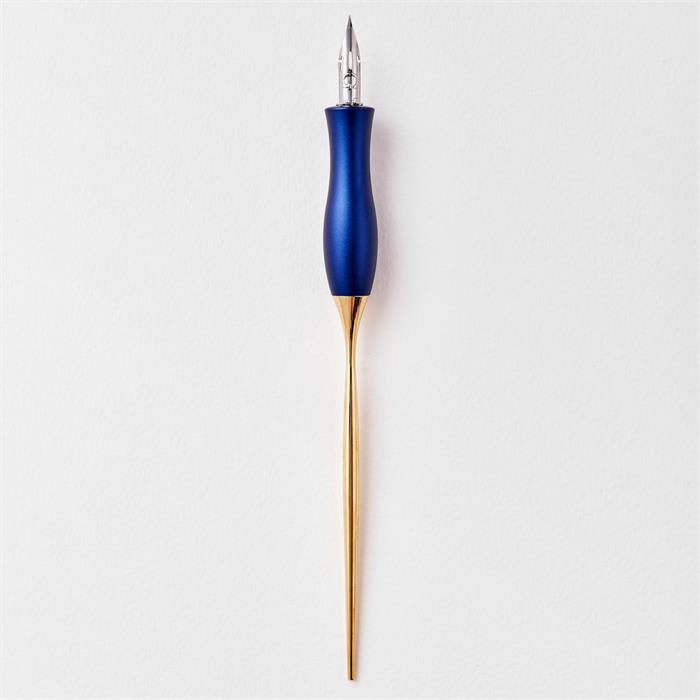 Tom's Studio Bloom Calligraphy Pen - Straight - Bluebell