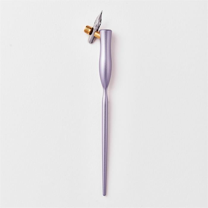 Tom's Studio Flourish Calligraphy Pen - Oblique - Lilac