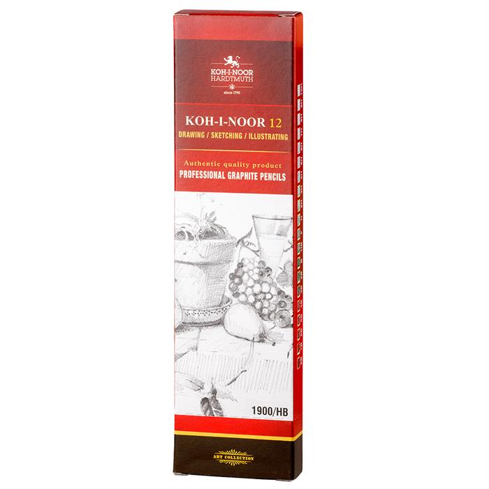Koh I Noor TOISON D'OR Professional graphite pencils 1900 HB - pack of 12 pencils
