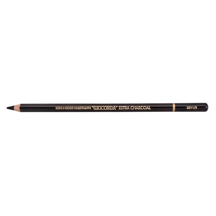 Koh I Noor GIOCONDA Extra Charcoal Pencil 8811 3 - medium - pack of 12 pencils