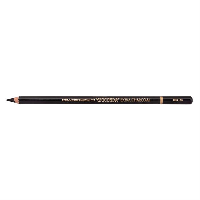 Koh I Noor GIOCONDA Extra Charcoal Pencil 8811 4 - hard - pack of 12 pencils