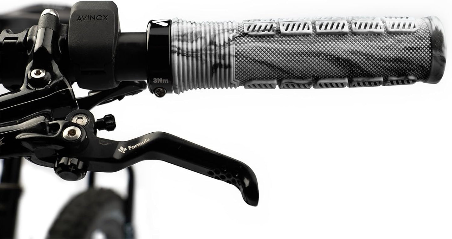 MTB Griffe ergonomisch Rise Lock-On aus Gummi rutschfest Mountainbike Lenkergriffe leicht & komfortabel