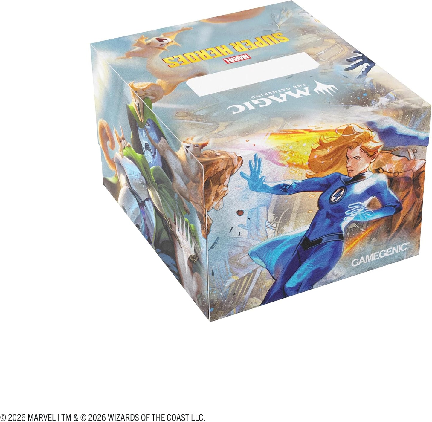 Gamegenic | Magic: The Gathering | Marvel Super Heroes Soft Crate 100+ XL Sideloading - The Fantastic Four/Go Nuts! | Trading Card Game Accessory | Ages 13+