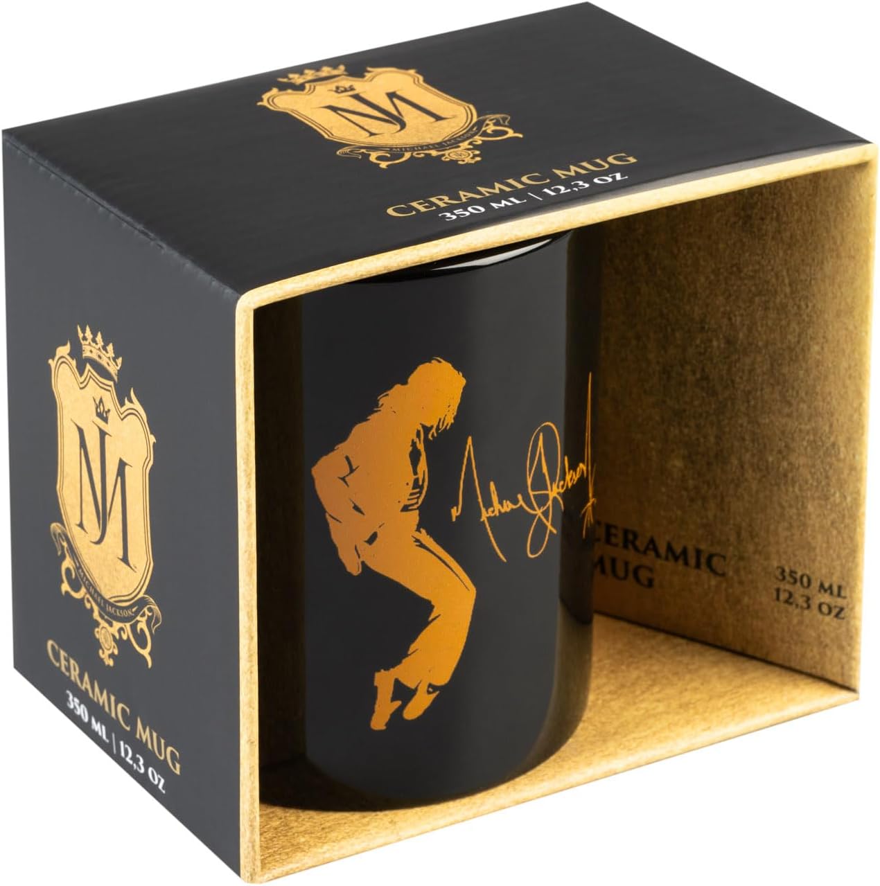 Grupo Erik Tazza Michael Jackson - Tazza Colazione Ceramica con Colori Vivaci e Stampa di Alta Qualità 350 ml, Adatte a Lavastoviglie e Microonde | Tazzine Caffe Particolari