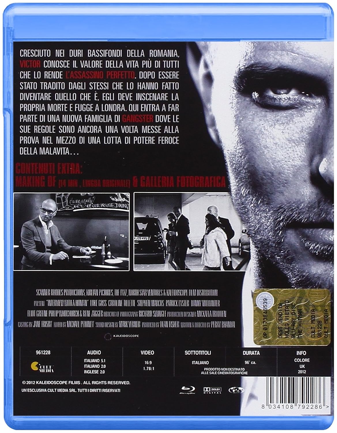 interview with a hitman (blu ray) BluRay Italian Import