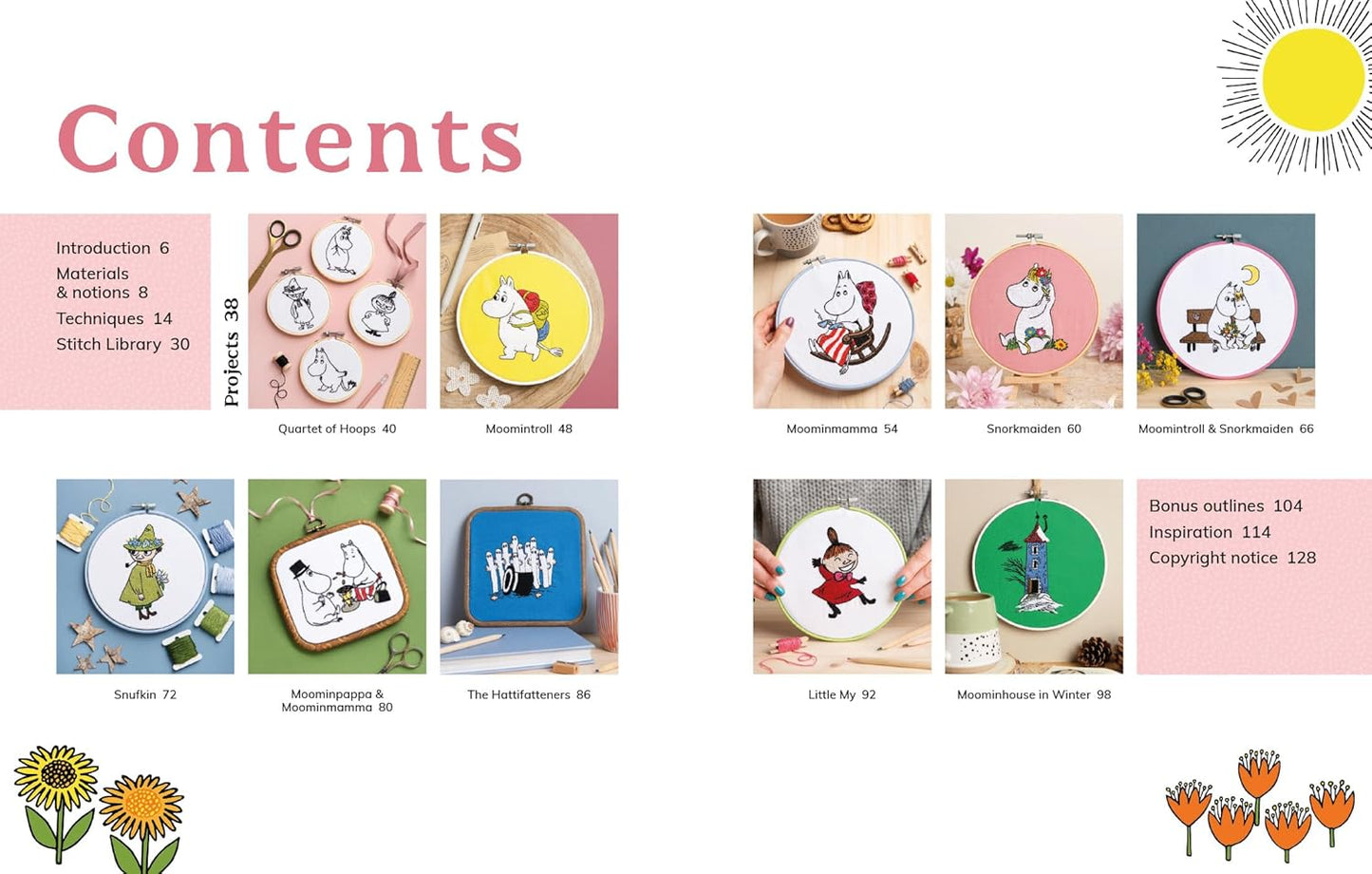 Moomin Embroidery: Stitch the enchanting characters from Moominvalley